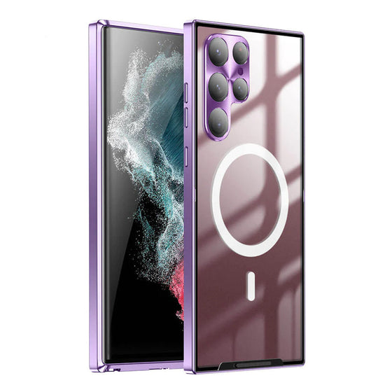 Magnetisk Magsafe metallfodral för Samsung