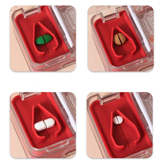 Bärbar Multifunktionell Medicinlåda