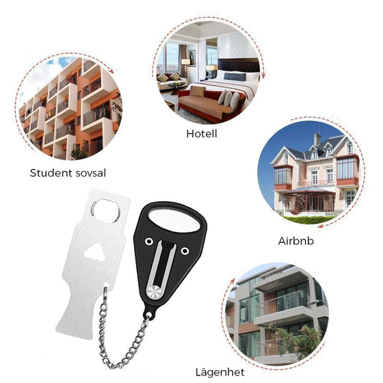 Bärbart Säkerhetsdörrlås