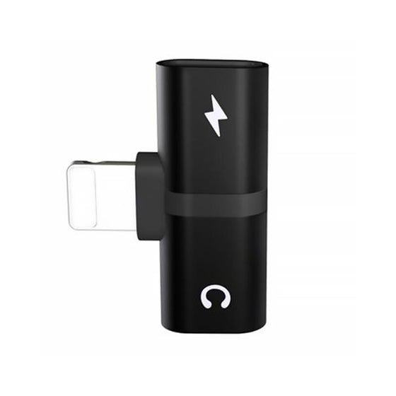 2-i-1 Hörlursadapter med Två Portar för iPhone