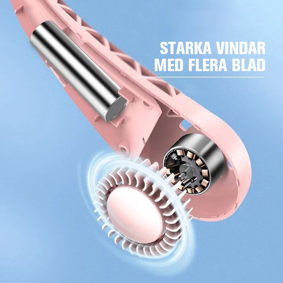Mini bärbar fläkt för nacken