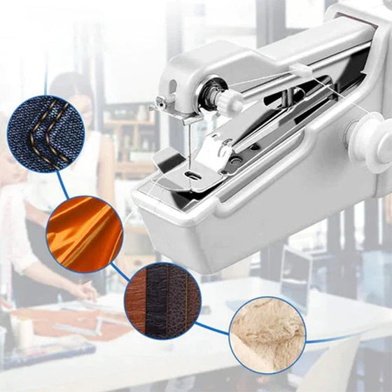 Bärbar handhållen symaskin