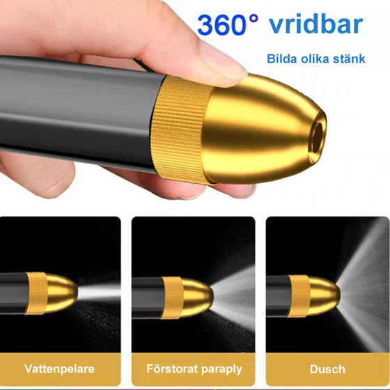 Multifunktionellt biltvättvattenverktyg