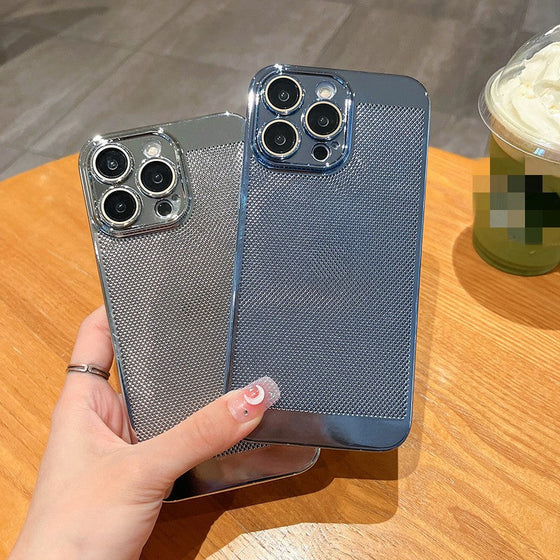 Elektropläterad värmeavledande mobilskal