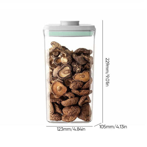 Lufttät stapelbar behållare