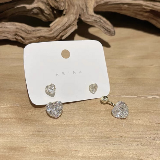 Dinglande zirkonörhängen