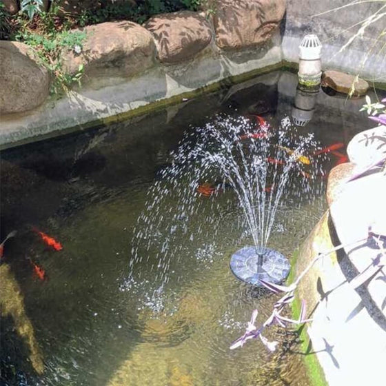 Solcellsdriven Fontänpump