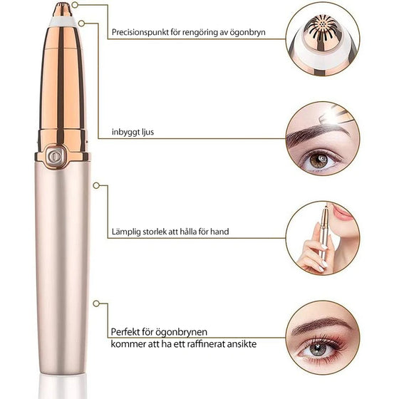 Elektriskt verktyg för formning av ögonbryn