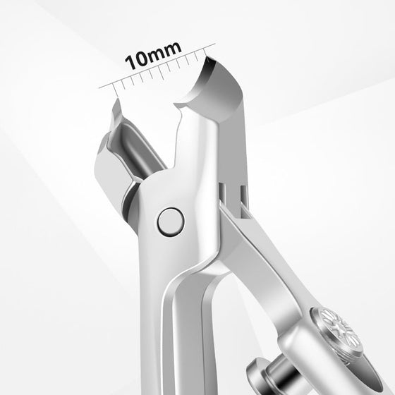 Stor öppningsbar sned nagelklippare