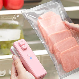 Liten USB-uppladdningsbar miniförseglare