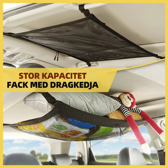 Biltak förvaringsnät