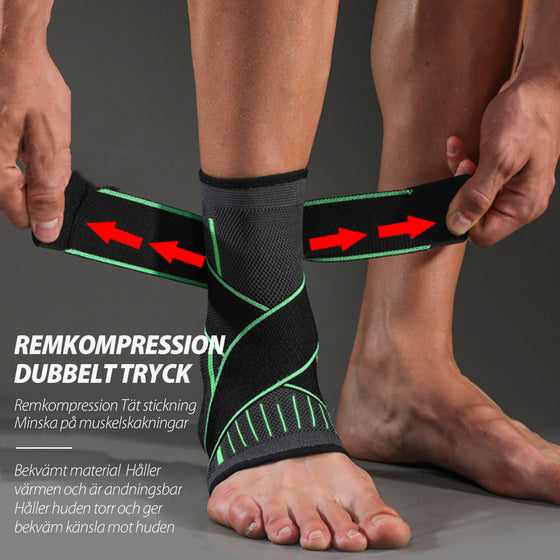 JINGBA Ankelstöd Sportkompressionskydd