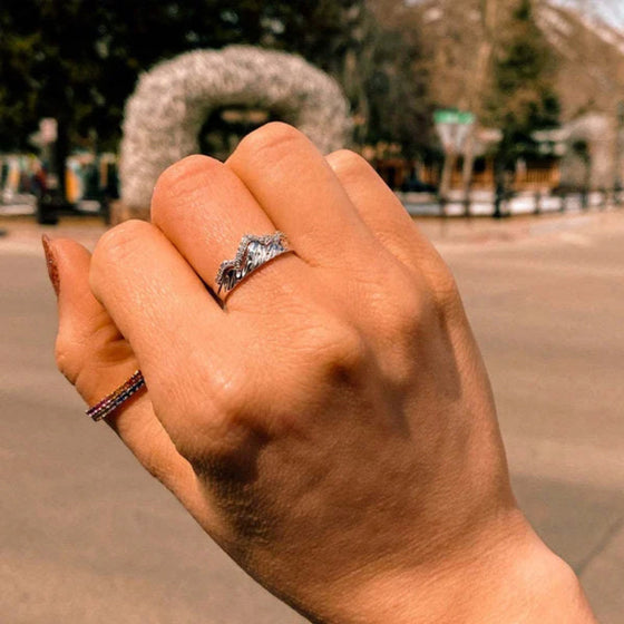 Mountain Stacked Ring