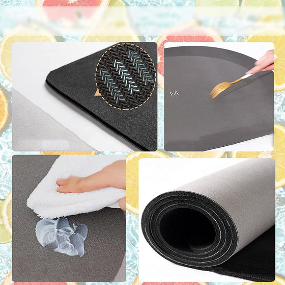 3D-absorberande silikon lera badrumsgolvmatta