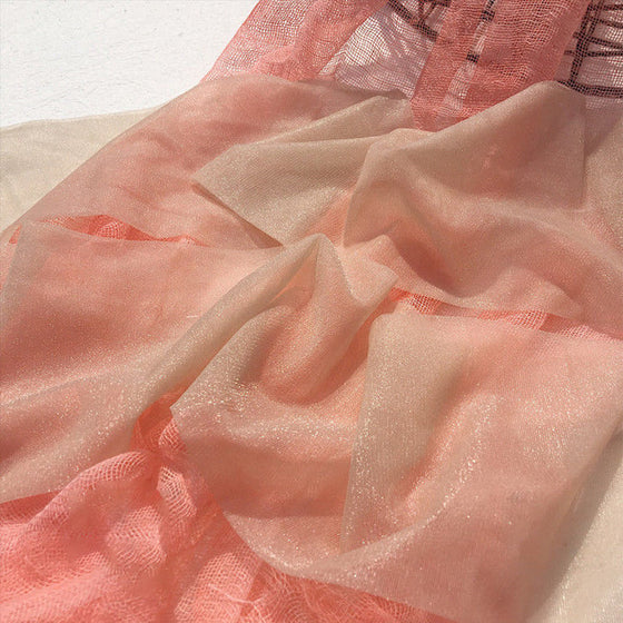 Pärlemorfärgade sidenstrumpor