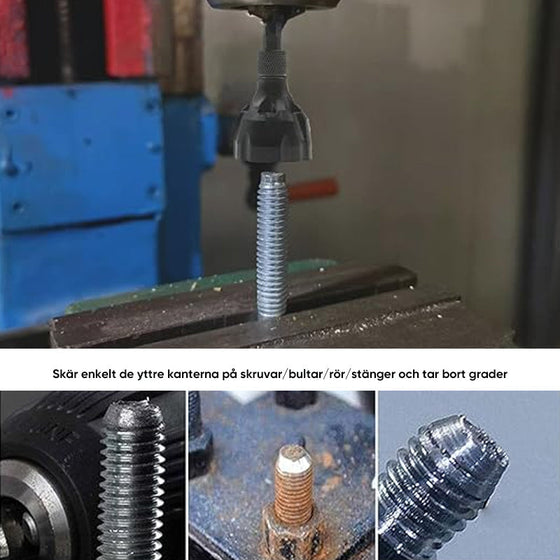 Avgradningsverktyg med wolframkarbidblad