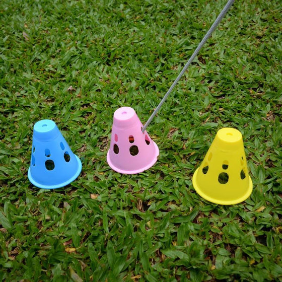 Tältlampor till tältpinnarna