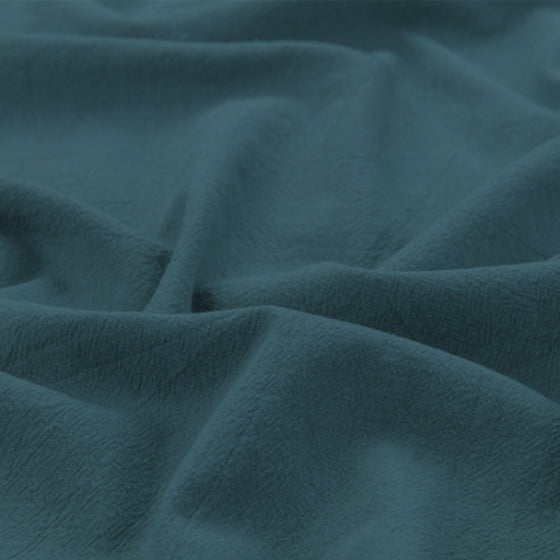 Avslappnad kortärmad T-shirt i bomull och linne