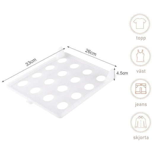 Fällbar klädförvaring