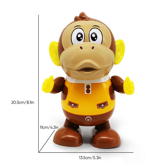 Ljus- och musikalisk dansande leksak