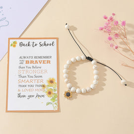 Solros Naturstenpärlor