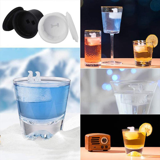 Silikon isform | isbjörn & pingvin motiv