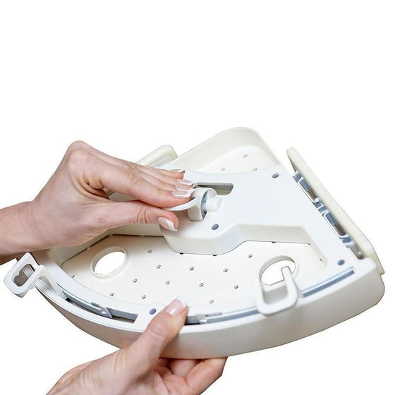 Hörnhylla Badrum utan skruvar