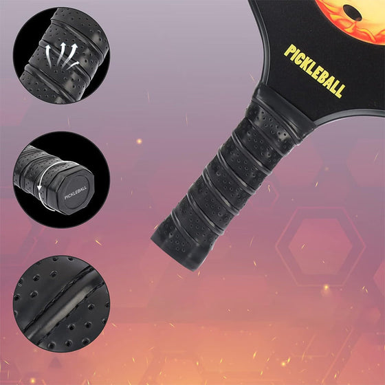 Nytt set med picklebollracketar i glasfiber