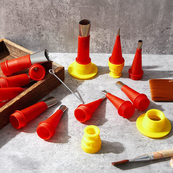 Universal integrerat gummimunstycke verktygssats