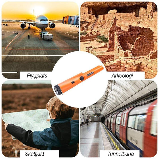 Handhållen Pin Pointer Metalldetektorstav