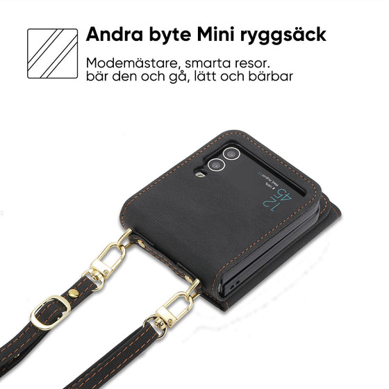 Vikbart telefonfodral med förvaring