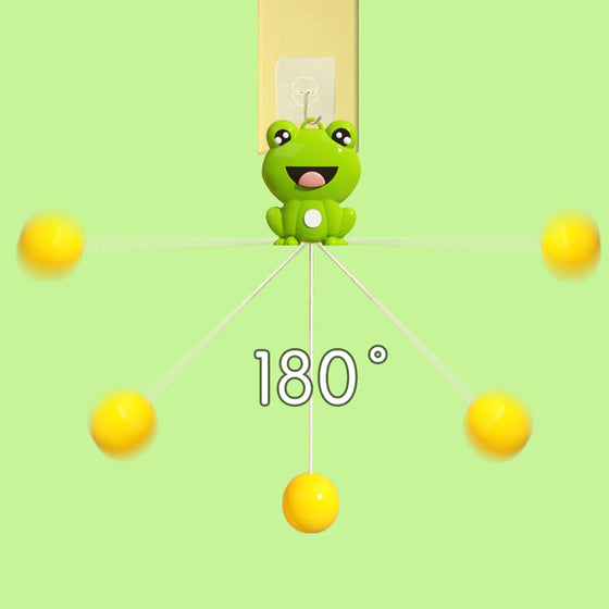 Bärbar hängande bordtennistränare för inomhusbruk