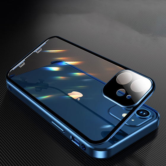 Dubbelsidigt iPhone-fodral med spänne