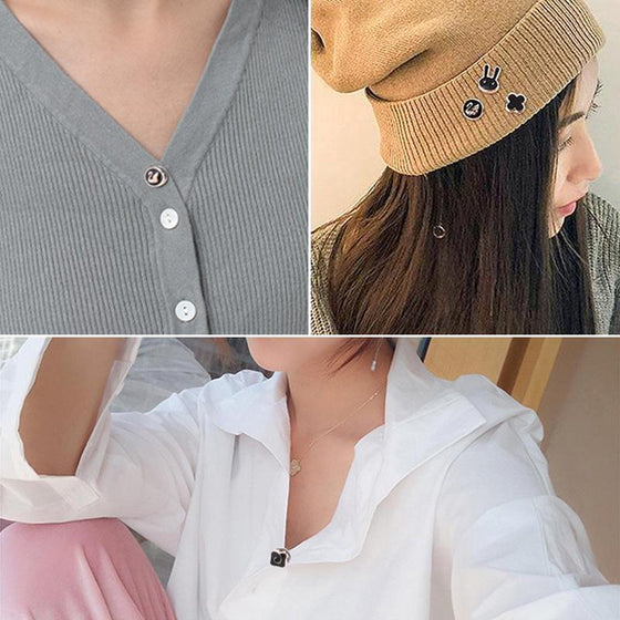 Knappar Som Förhindrar Oavsiktlig Exponering av Kroppen  (10 st Set)