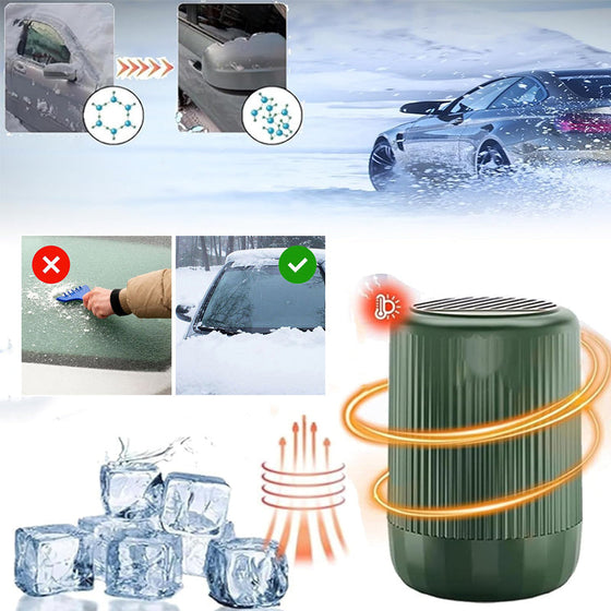 Bilens mikrovågsavfrostande enhet