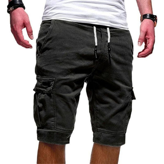 Herr shorts med fickor