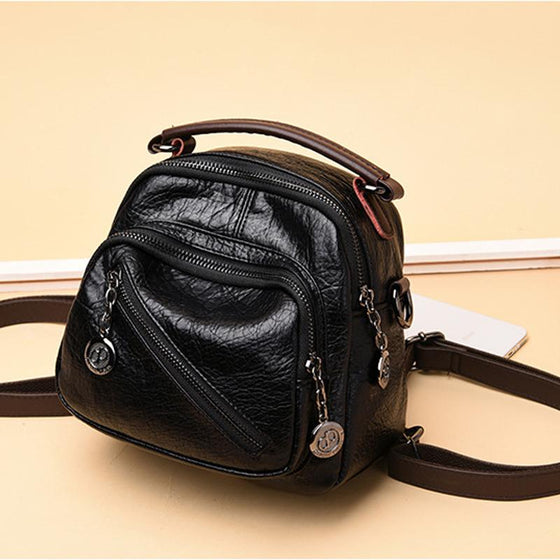 Multifunktionell axelväska för ryggsäck