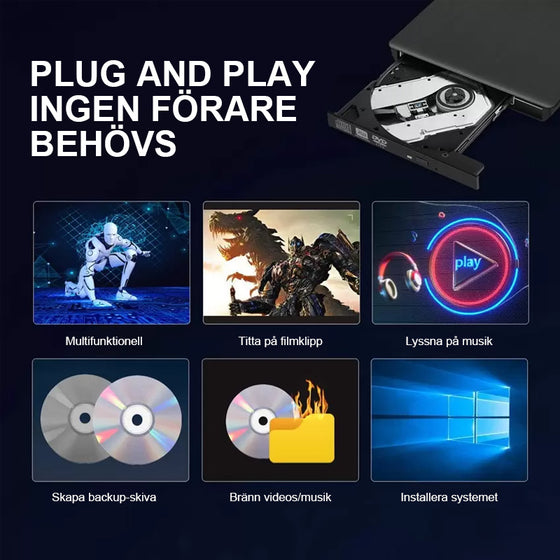 Extern USB CD-enhet