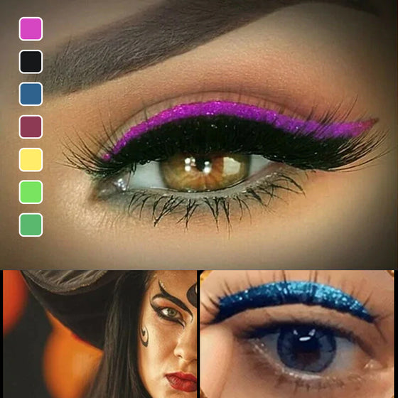 Vattentät och återanvändbar eyeliner och ögonfransdekal