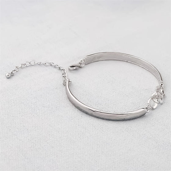 Kom alltid ihåg att jag älskar dig mamma Forever Love Hjärt Armband