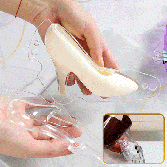 3D högklackat chokladform