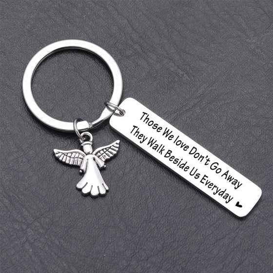 "Änglar flyger med dig" souvenir nyckelring