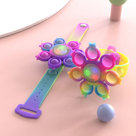 Snurrande popbubblarmband