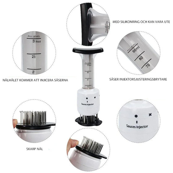 Marinade köttinjektor