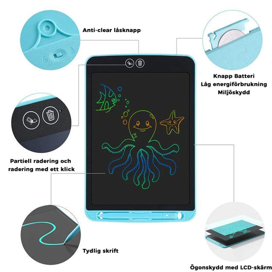 Delvis Raderbar LCD-skrivtavla