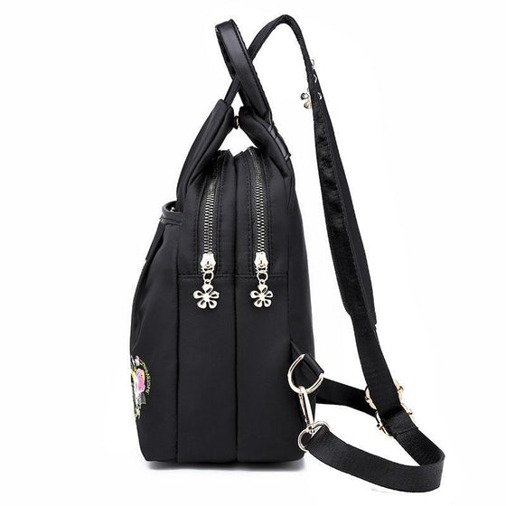 Blomma Dam Ryggsäck