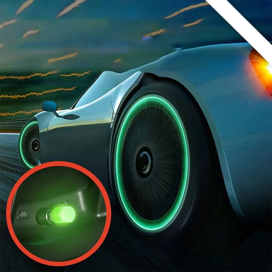 Universell fluorescerande däckventilkåpor