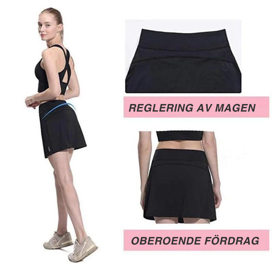 Kjolshorts | Hög midja（🔥Köp 2, 10% rabatt🔥）