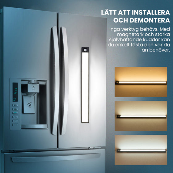 Superstarkt trådlöst sensorljus