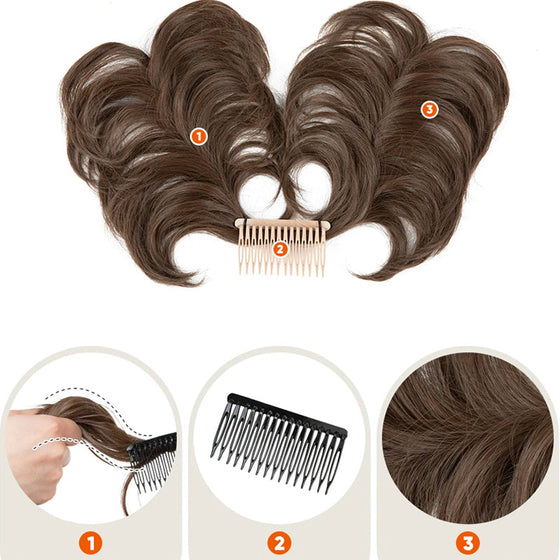 Enkel elegans med sidokam och hårklämma